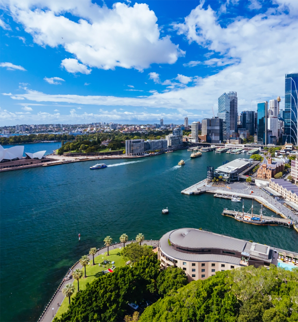 sydney skyline from the harbour bridge in australi 2025 03 07 13 29 18 utc 1