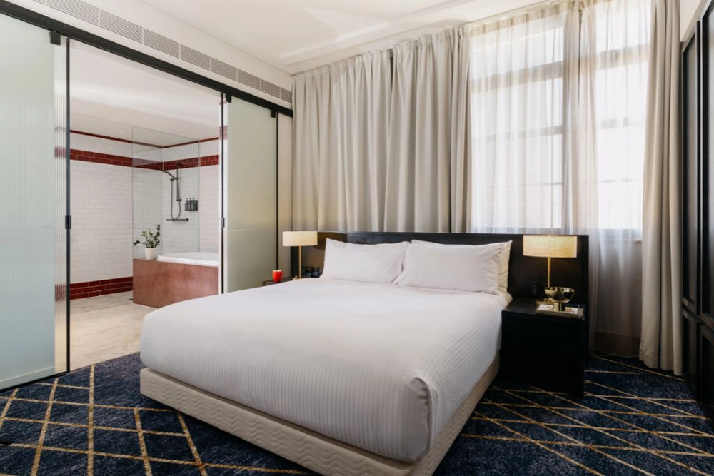 Kimpton marot king bed interior
