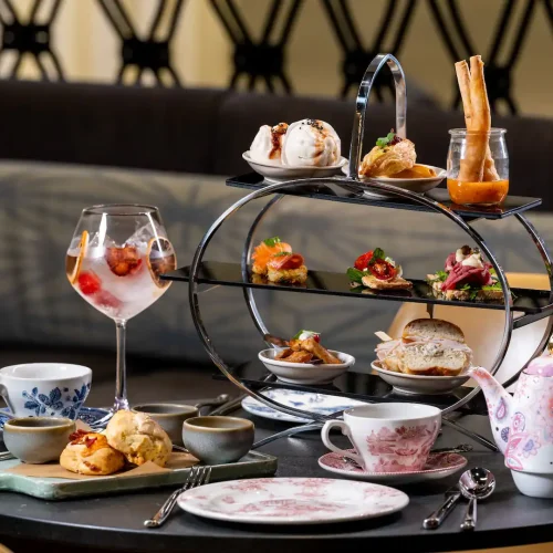 Accommodation 19 SYDRS-P0296-Lobby-Lounge-Gin-High-Tea-Food.16x9